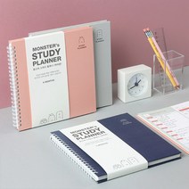 인디고 몬스터 스터디 플래너 (아이콘), [F2 07-003368] 핑크