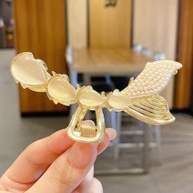 메탈 라지 집게 뒤통수 상어 집게 헤어 집게 작은 향풍 집게 ins 헤어 액세서리