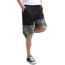 루찌 여름바지 PR-5부 페이즐리 반바지 팬츠 트레이닝바지
