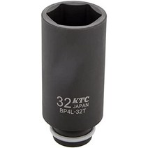 교토 기계 공구 (KTC) 12.7MM (12 인치) 임팩트 렌치 소켓 (깊은 얇은 벽) 21MM BP4L21TP, 대변 ​​치수(mm)-32