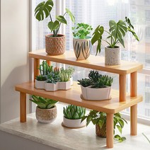 계단식 모던 화분진열대 (우드/50cm), 없음
