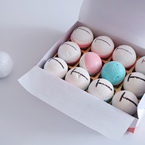 반반골프공 초콜릿 컬러밤 12구 답례품 기업선물 라운딩선물 이색 골프관련선물, 반반골프공12구컬러밤