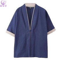 셀럽당 남성개량한복 여름 상의 생활한복 모시옷 스님옷 F00591