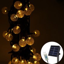 21세기트랜드 태양열+USB 유리알 전구, 태양열+USB 유리알 전구 22M 200구, 칼라