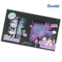산리오 마스킹 테이프+스티커세트 쿠로미 블랙 버전3 다꾸 팬시