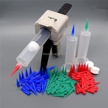 실리콘 건 강력 접착 수동 제 30ml 제 디스펜서가있는 UV 제 코킹 30cc 주사기