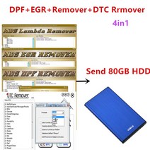 최신 전문가 전체 .5 버전 자동차 소프트웨어 + 잠금 해제 keygen 4 in1( ADS DPF + ADS EGR + ADS 람다 +, 07 80gb hdd blue