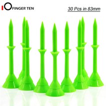 가정용골프연습장 실내골프연습기 골프그물망 30 팩 업 그레 이드 빅 컵 플라스틱 골프 티 83mm 재활용 사, 04 Green