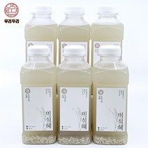 우리두리 미식혜 수제 단 호박 전통 식혜 선물세트 감주 안동 느린 단술 500ml 6개, 일반식혜500ml3개+호박식혜500ml3개