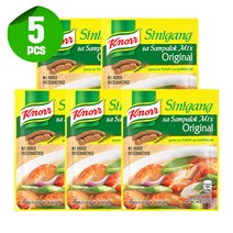 Knorr Sinigang Sampalok Mix Original 44g*5pcs 크노르 시니강 삼팔록 믹스 오리지날 44g*5팩, 5개, 44g