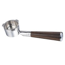 QDY 커피 머신용 필터 바스켓이 있는 휴대용 51 바텀리스, D, 51mm, 합금, 1개