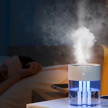 원룸 침실 작은방 가성비 통세척 스팀 병원 거실 미니 저소음 사무 가습기 청소편한 3구 고급 책상 아이방 소형 세척편한 USB 무소음 무드등 대용량 청소쉬운 [WB5F8D9]