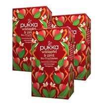 푸카 티 와일드 애플 시나몬 40g 3팩 Pukka tea wild apple cinnamon