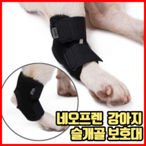 네오프렌 원단 강아지 슬개골 보호대 슬개골탈구 예방, 3번