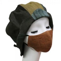 (전남오픈마켓/행복한토기장이)패션왕 천연염색 면마스크 필터교체형 필터포함, C 천연염색 마스크 대(남성용) 파랑