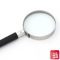 magnifying glass J603 4배율 손잡이돋보기 과학교구 휴대용확대경, 1세트