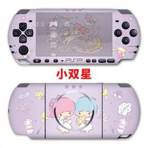 「아이디어 」PSP3000 PSP2000 스티커1000쿠로미 필름바디 스크럽 보호필름 부착기 컬러 필름 게임 캐릭터, PSP3000 리틀 더블스타 스티커