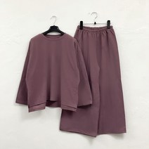 기모 무드업 트레이닝세트 루즈핏 따뜻한 여성 긴팔 밴딩 트레이닝복 세트 운동복 통바지 투피스 셋트