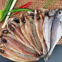 신안군 자연산 반건조 민어 생선구이 캠핑 제수용 보양식, [중] 반건조 민어 한마리 (~255g)