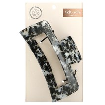 Kitsch Eco-Friendly Jumbo Open Shape Claw Clip Black 1