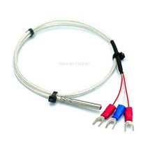 히든센서 MAX31865 백금 저항 온도 센서 감지기 모듈 수집 RTD/PT100-PT1000, 03 Probe cable 0.5m