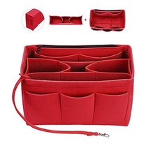 더스트백 이너백 화장품파우치 펠트 가방 메이크업 주최자펠트 천 삽입 핸드백 맞는 빠른 네버 풀 다기능