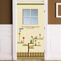 현관문시트지 에어프리 지식의나무, 문구변경 및 사이즈조정(+5000)