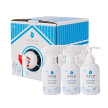 아쿠아랑 알뜰세트 - 1종세척제 과일세척제 주방세척제 위생용품, 300ml 펌프x1개 ,스프레이x2개,대용량 5L