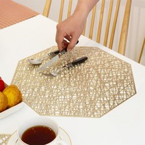 테이블 매트 방수 식탁 매트 감성 플레이팅, 1개