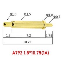 YUXI 1PCS 높은 현재 봄로드 포고 핀 남성 여성 커넥터 전원 무거운 배터리 POGOPIN 헤더 충전, 06 A792