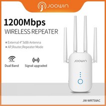 무선 라우터 공유기 Joowin 1200Mbps Wifi 리피터 듀얼 밴드 2.4G & 5.8G 무선 확장기 사용 4*3 dBi 안테나, CHINA _UK Plug