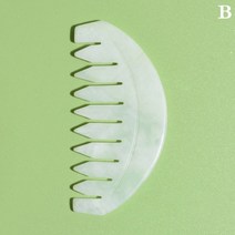 2개세트 괄사 스톤 마사지 얼굴지압 수지 플라스틱 포크 플레이트 코 침술 얼굴 리프팅 스크래핑 페이셜 구 아슈 도구, 열 다섯
