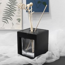 블랙 우드 디퓨저 만들기 세트 150ml (용기 스틱 블랙 우드 커버)