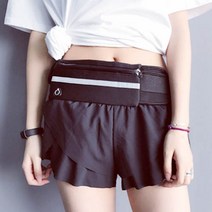 런닝벨트 러닝백 스포츠가방 힙색, 블랙