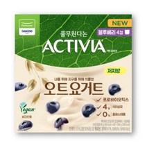 풀무원 액티비아 오트요거트 블루베리 85G 4 발효유 그릭요거트 플레인요거트, 기본