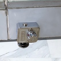 유리문도어락 강화유리문 강화도어 하부 시건장치 잠금 보조키, 쿠팡 블루아웃렛 본상품선택