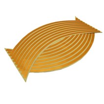 슈퍼커브 오토바이용튜닝 악세서리16Pcs 유니버설 방수 오토바이 휠 림 반사 스티커 모토 자동차 데칼 스즈, 07 Yellow