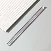 줄자 커팅 철자 3D 스테레오 투명 눈금자 20cm 측정 도구 드로잉 템플릿 수학 각도 사무실 학교 용품 귀여운 편지지, 15cm