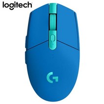 스타크래프트 로켓 서든어택 무거운 서든 배그 배그용 게이밍 롤 사무용 피시방 마우스Logitech G304 무선 마우스 6 프로그래밍 가능한 버튼 USB 무선 마우스 HERO, 푸른