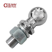 캠핑카제작부품 악세사리 m22 크롬 히치 마운트 견인 볼 50mm 생크 직경 용량 5000lbs 커플 링 트레일러 부품 rv 캠퍼 캐러밴 액세서리, 없음