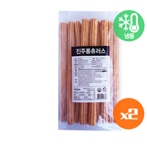 진주햄 롱츄러스600g(60gx10개입) 오리지널 놀이동산 냉동 츄러스, 2개, 60g