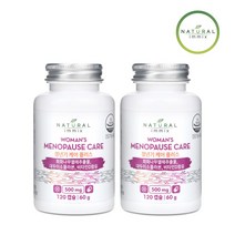 [내추럴이믹스] 갱년기 케어 플러스 회화나무열매 대두 이소플라본 500mg (2개월분), 2개, 120캡슐