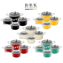 독일 BRK 신혼냄비세트 스마트매직 예쁜 5컬러 냄비, 블랙