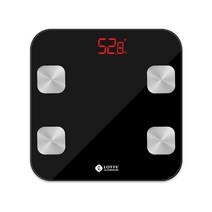 롯데알미늄 체지방 체중계, LSS137B, 블랙