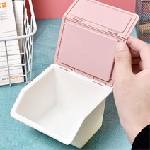 데스크 소품정리용 미니수납함 책상정리함 공시생, 1개, 퍼플