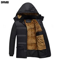 DFMEI 남성 패딩 중장년 빅사이즈 도톰 패딩 아빠 스타일 남성 패딩 저고리 아버지 코트