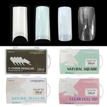 네일윈도우 네일국가고시 손톱연장 손톱보수 인조손톱/네일팁, 1팩, 네츄럴레귤러C커브 500pcs