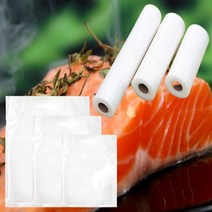 프레쉬팩 가정용 업소용 진공포장기 진공포장비닐 비닐접착기 밀폐보관 식품포장기 압축기, 파우치2호
