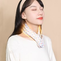 AKRUA 넥밴드 가열 넥워머 무선 그래핀 USB 충전 3단 넥밴드 휴대용 목난로 넥히터 찜찔 온열기, 체크