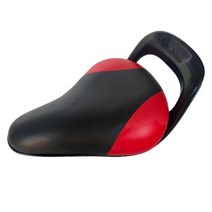 Dwaterproof PU 가죽 자전거 안장 아동 자전거 시트 안락방 쿠션, 빨간색, 1개